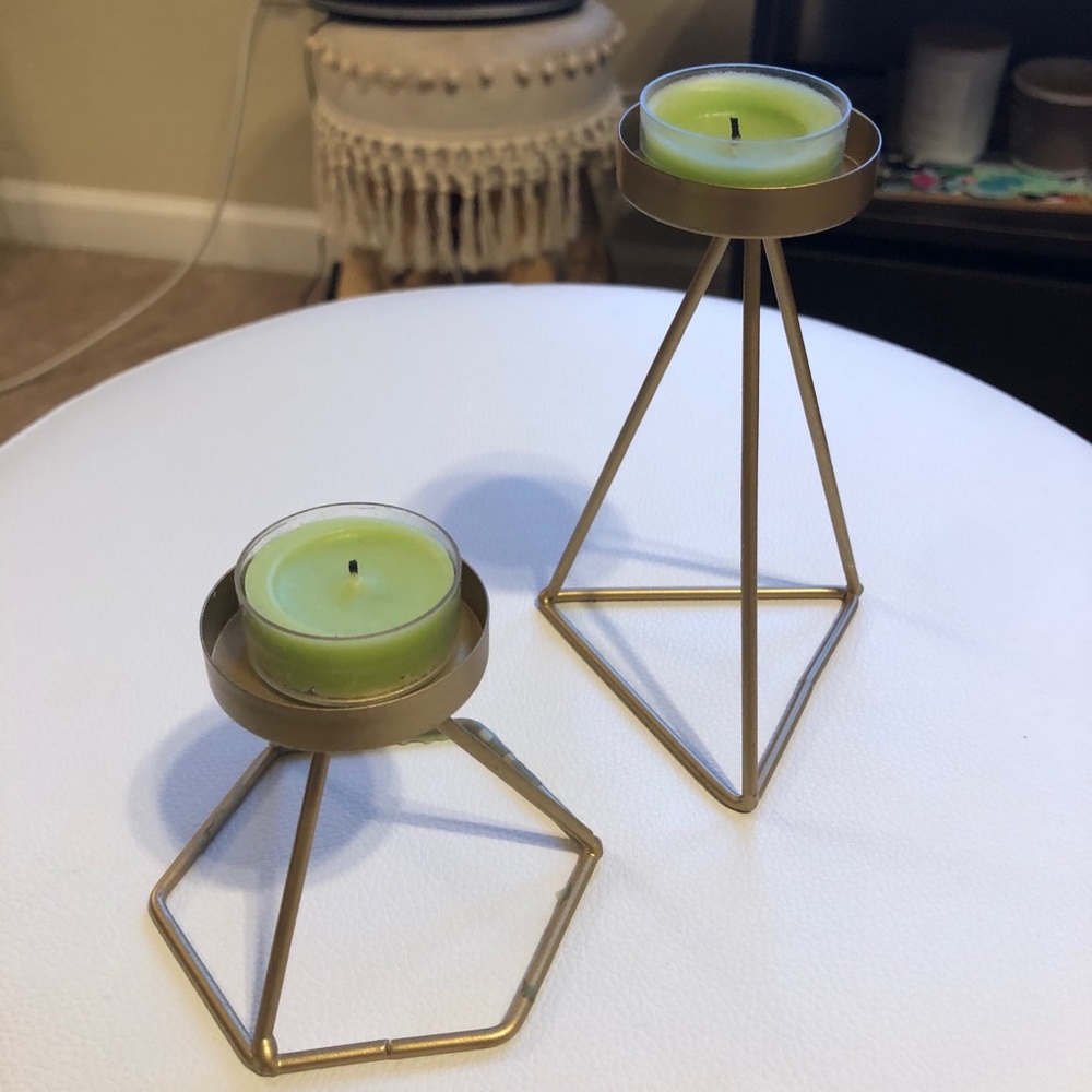 Geometric Candle Holders